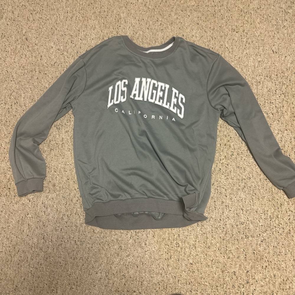 Men's Crewneck Sweatshirt - Los Angeles California Design